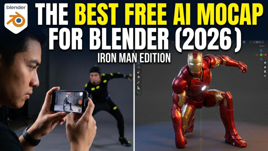 The Best Free AI Mocap for Blender (2026)
